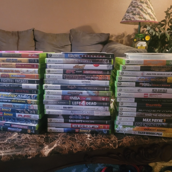Xbox 360 52 games, controls $250.00 OBO - Picture 2 of 3